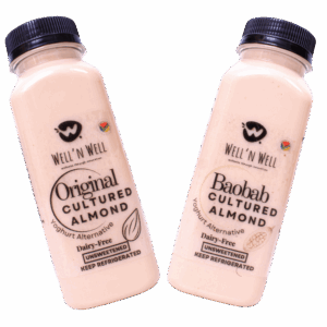 [Original & Baobab Mix] Cultured Almond Drinking Yoghurt [6 x 250ml]