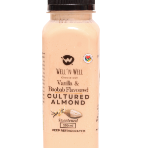Vanilla & Baobab Cultured Almond Drinking Yoghurt [12 x 250ml]